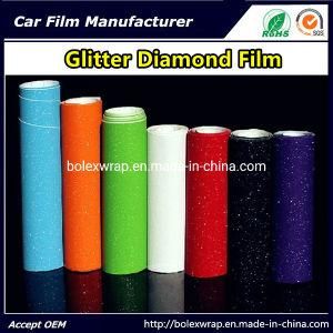 Orange Brilliant Diamond Film, Pearlized Diamond Car Body Vinyl Car Wrap Vinyl Film