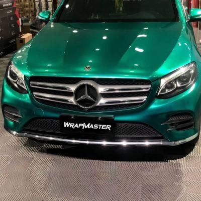 Tsautop 1.52*18m Super Gloss Metallic Emerald Green Wrapping Vinyl Film Car Wrap