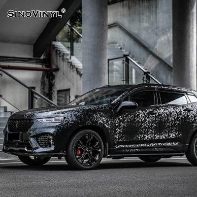 SINOVINYL 3D Ghost Carbon Fiber Vinyl Car Body Vinyl Vinyl