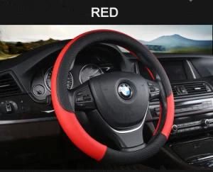Factory Sale 38cm Leather Car Steering Wheel Cover