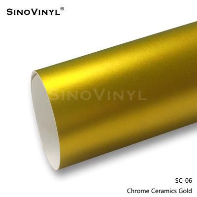 SINOVINYL Auto Decal Sticker Chrome Ceramics Car Wrap Matte Car Body Wrap Vinyl