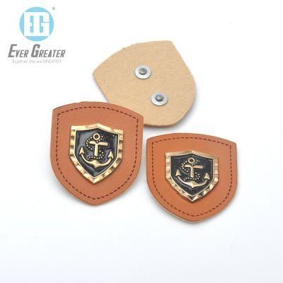 Customized Metal PU Leather Label