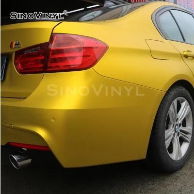 SINOVINYL High Quality PVC Material Computer Decoration Film Full Car Wrap Chrome Matte Vinyl