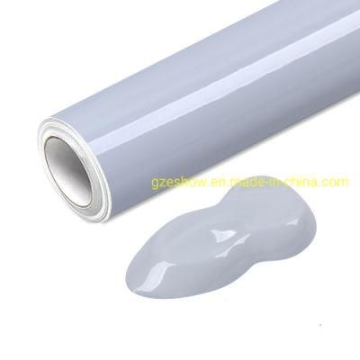 Crystal Stone Gray Air Bubble Free PVC Wrap Stickers for Car