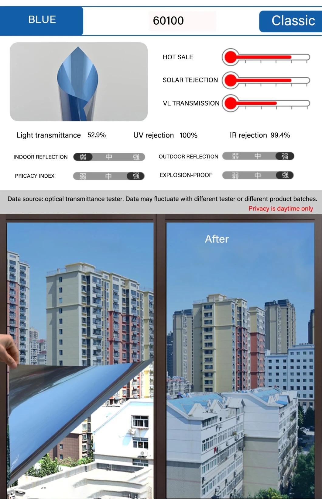 Free Sample Thermal Insulation 99% UV Solar Glass Film for Window