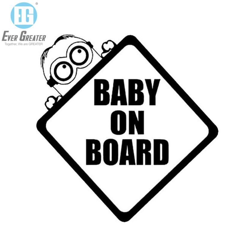 Anime Baby on Board Decal