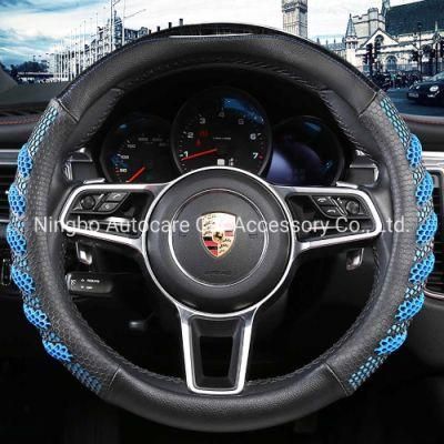 New Design Luxury Massage Leather Car Steering Wheel Cover