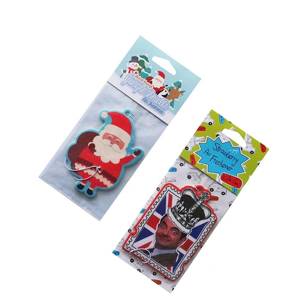 Customized Santa Claus Butterfly Shaped Eco Friendly Car Air Freshener