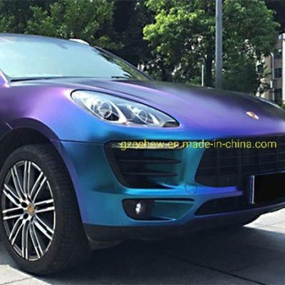 Fancy Galactic Sparkling Chameleon Car Wrap Vinyl