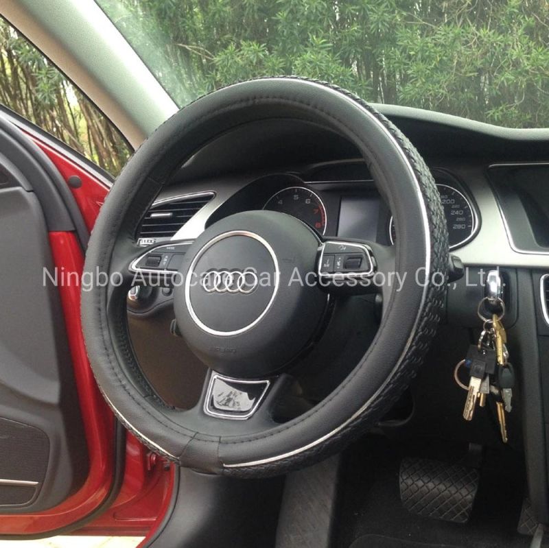 Car Steering Wheel Cover Car Accessories Car Decoration Auto Spare Part Leather Car Steering Wheel Cover