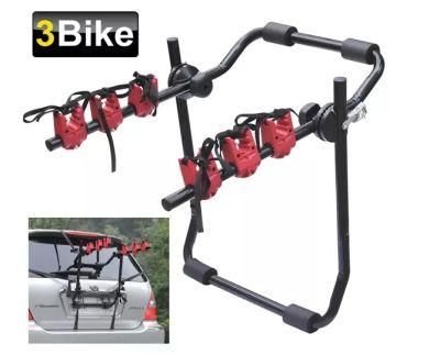 Portable 3 Bicycle Car Cycle Bike Carrier Parking Rack