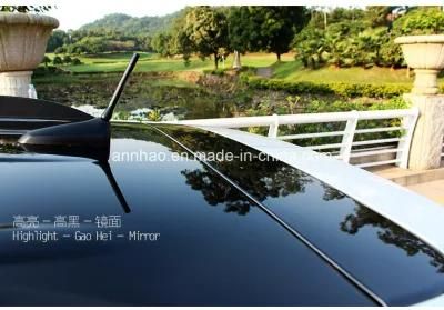 Best Seller! 1.35 X 15m PVC Material Self Adhesive Panoramic Glossy Black Car Roof Vinyl Film Black Sticker