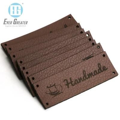 Custom PU Leather Patches Label