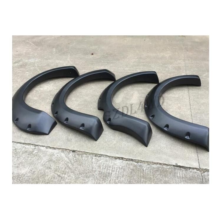 Aftermarket 4X4 Fender Flare Kit Black for Nissan Navara D40 05-14 4door