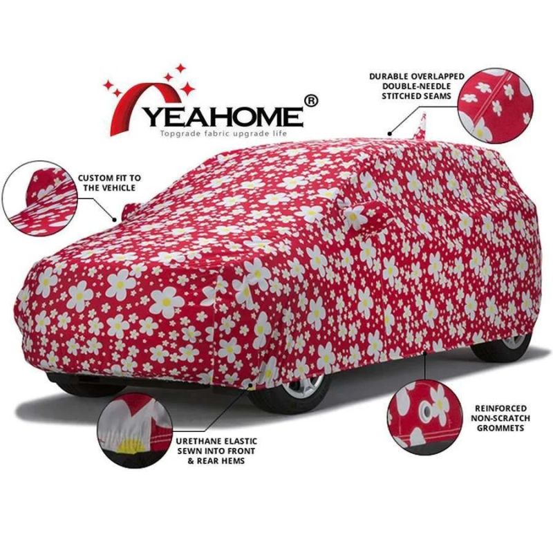 Printed Design Full Car Cover Outdoor Protection Auto Covers Customized Covers