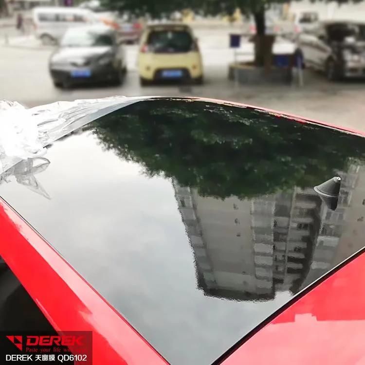 PVC Materials Glossy Black Car Roof Film Car Wrap Vinyl