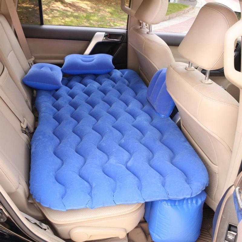 Car Travel Inflatable Bed Car Supplies Sleeping Mattress Car SUV Rear Row Rear Seat Cushion Sleeping Pad Air Bed Travel Bed Wyz20375
