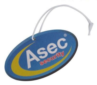 Custom Printed Logo Paper Car Air Freshener for Promotional Gifts