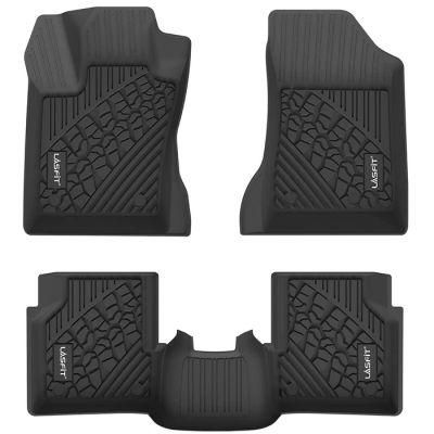 Floor Mats Fit for 2017-2022 Jeep Compass, Durable TPE All Weather Custom Fit Car Mats, Includes 1ND &amp; 2ND Row TPE Floor Liners