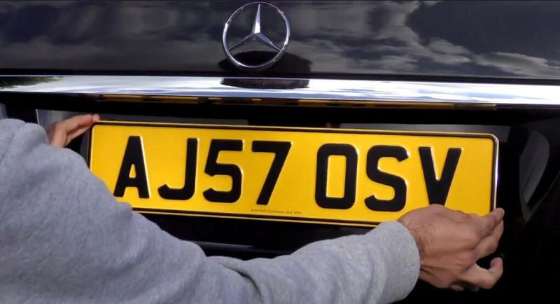 Customized Car License Number Plate