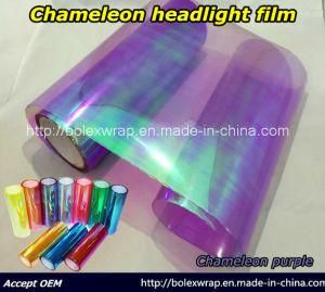 Chameleon Purple Car Light Vinyl Sticker Chameleon Car Headlight Tint Vinyl Films Car Lamp Film