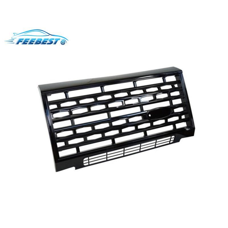 Gloss Black Car Front Grille for Land Rover Defender Adventure Edition Style Bumper Grille Lr069115