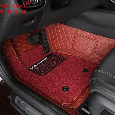 Wholesale Customized Hand Sewing Leather Anti Slip 5D Car Pad