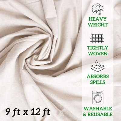 9X12 Canvas Tarp Canvas Fabric Drop Cloth Curtains Drop Cloths for Painting Painters