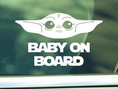 Custom Waterproof Baby on Board Car Stickers Printing Baby on Board Car Vinyl Decal