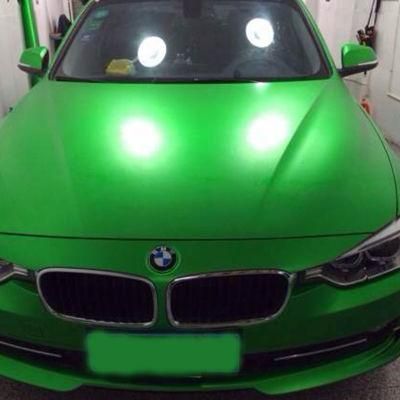 Tsautop 1.52*18m Matte Metallic Green Vinyl for Car Body Change
