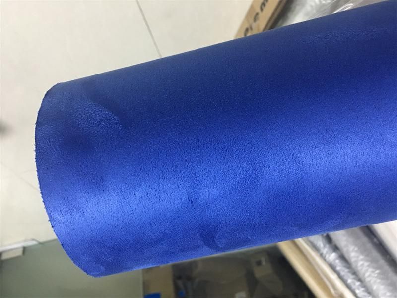 Black for Car Interior Decoration Adhesive Sticker Vinyl Wrap Roll Fabric Suede Fabric Film