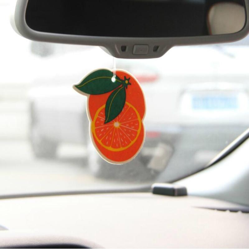 Hanging Car Air Freshener Vehicle Standard Scented Paper Perfumed Lasting Fragrance Random