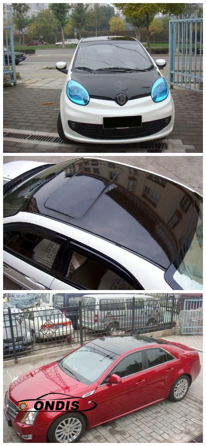 Glossy Black Car Panoramic Sunroof Sticker Film Car Roof Film