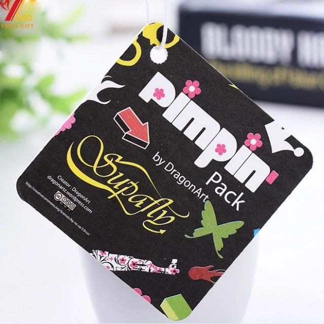Wholesale Promotional Souvenir Gifts Custom Best Hanging Printing Paper Car Air Freshener Air Fresheners (YB-AF-8)