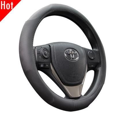 Car Sport Promotional 15 Inch Universal PU PVC Steering Wheel Cover 80125