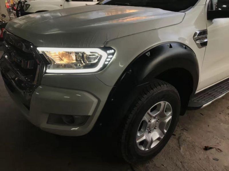 New Products Head Light Lamp Cover with LED Light for Ford Ranger 2016-on