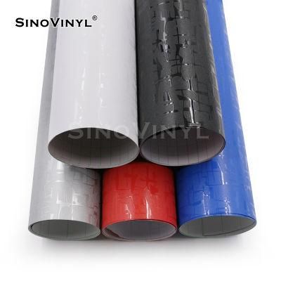 SINOVINYL 140 Micron Film Thickness 3D Vinyl Wrapping Motorcycles Sticker Paper