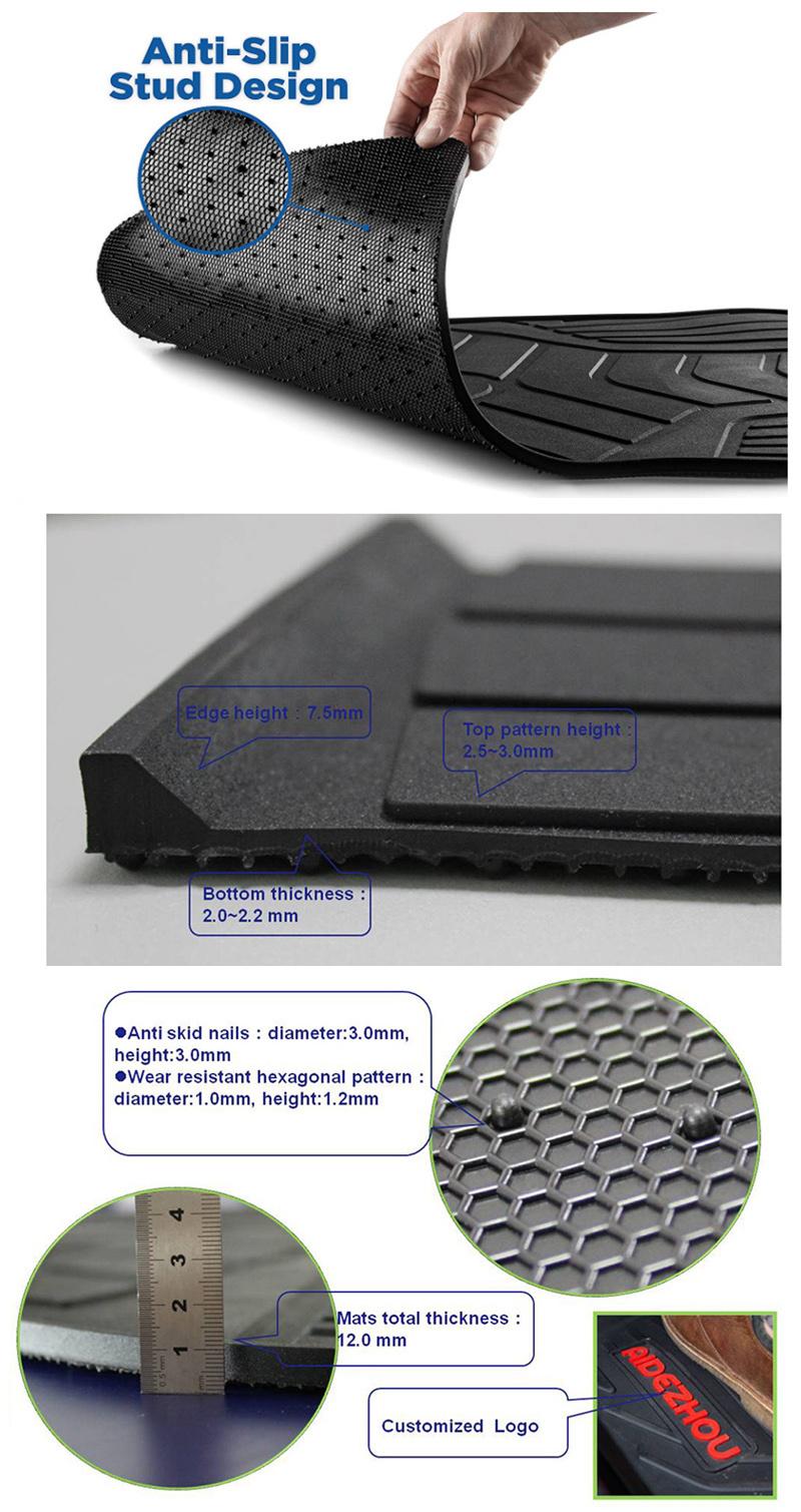 Heavy Duty Durable Car Mats for Toyota Hilux 2005-2012, Hilux Vigo 2010-2015, Hilux Revo 2015+