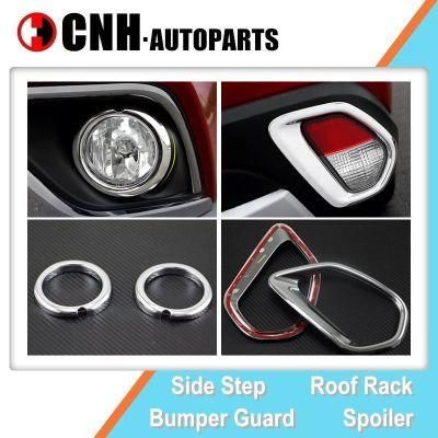 Auto Accessory Fog Lamp Chromed Sticker for Mitsubishi Outlander 2016 2018 Bumper Light Bezels