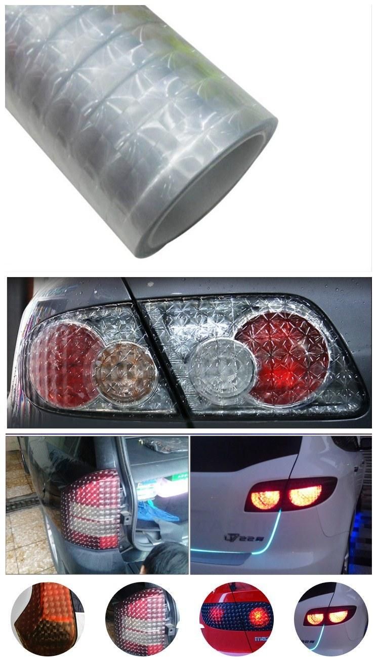 Wholesale Auto 0.3*9m Size Car Light Film Cat Eye Light Blue Car Tint Film