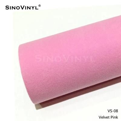 SINOVINYL Air Bubble Free Removable Velvet Suede Blue Color Changing Car Vinyl Wrapping Film