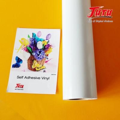 Jutu Stain Proof Self Adhesive Film Digital Printing Vinyl with Good Quality