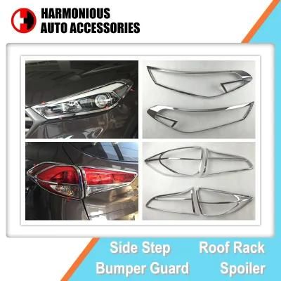 Head Lamp and Tail Lamp Moulding for Hyundai Tucson 2015 2016