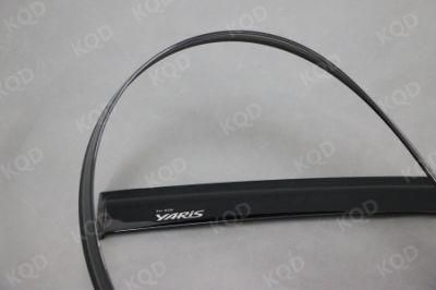 Injection Black Weathershield Sun Visors for Toyota Yaris 2014