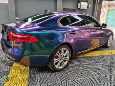 Diamond Purple Charm Blue Self Adhesive Vinyl Car Sticker Protective Film