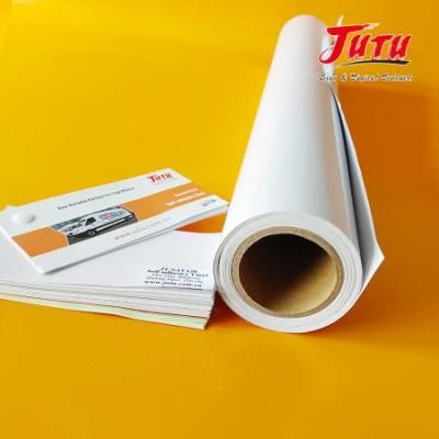 Jutu Low Price Self Adhesive Film Digital Printing Vinyl for Outdoor Promotional Graphics