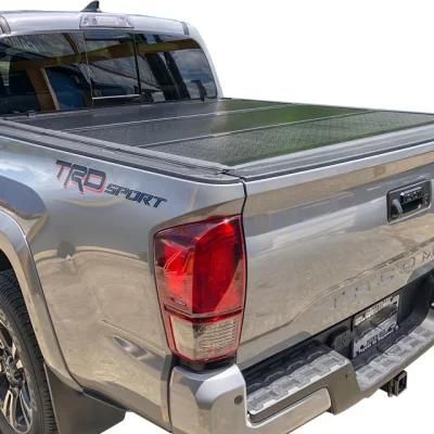 USA Patent Hard Tri Fold Tonneau Truck Bed Cover for 2007 -2020 Toyota Tundra 6.5&quot;FT Long Bed