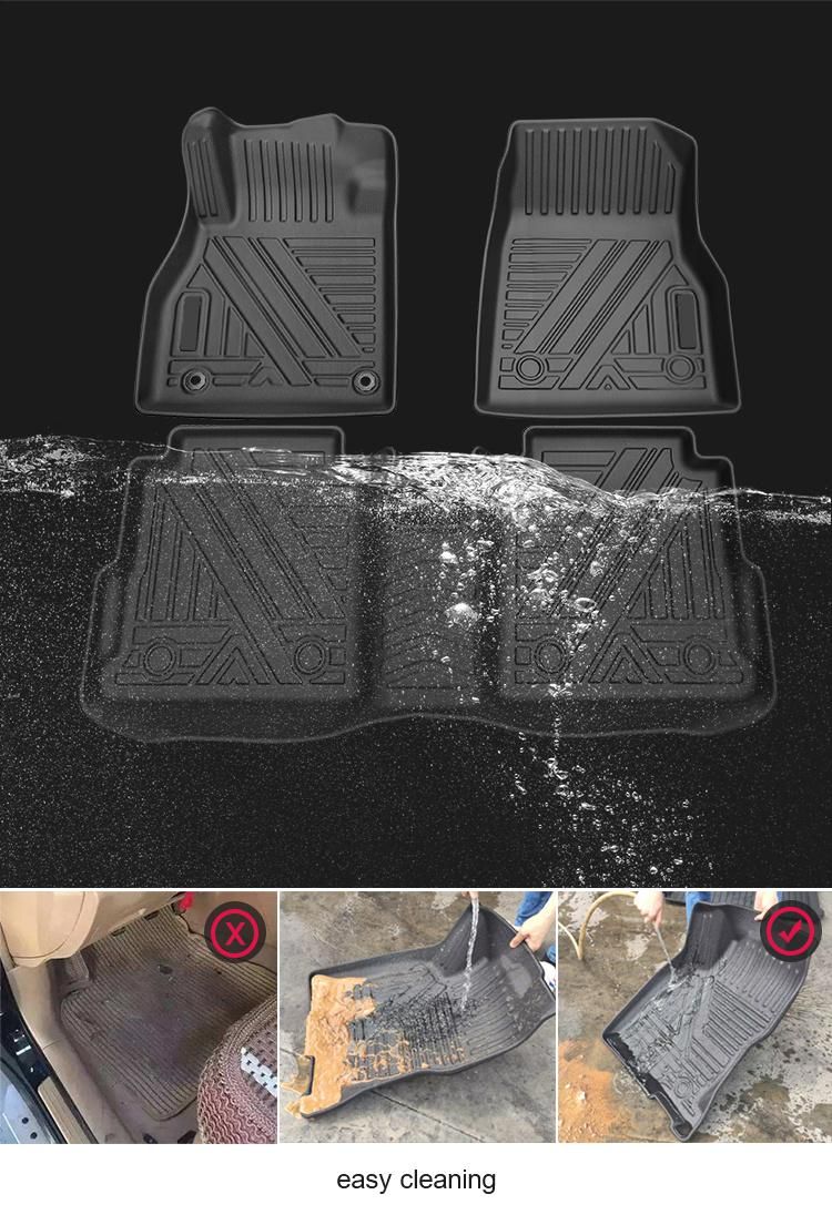 Custom-Fit TPE Car Floor Carpet Foot Mat for Pajero Sport