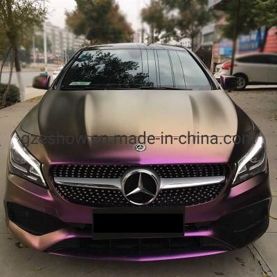 1.52*18m Red Copper Matte Diamond Chameleon Car Vinyl Film