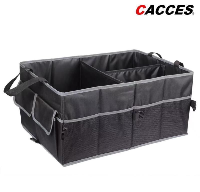 Car Boot Storage Organiser Boot Storage Box Heavy Duty Collapsible Multi Compartment Trunk Storage Organiser Waterproof Portable Trunk Organiser for Cars